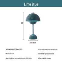 Oeny Bedside Touch Lamp gray
