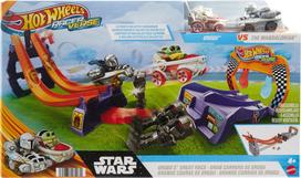 Žaislinių automobilių rinkinys Mattel Hot Wheels, Star Wars Grogus Great Race, įvairių spalvų