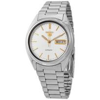 Atnaujintas Seiko 5 Automatinis 21 brangakmenis SNXG47 SNXG47K1 SNXG47K Vyriškas laikrodis balta