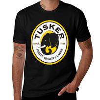 Tusker Lager Tshirt Lightweight Sport Basic Tshirt L black