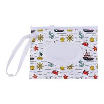 Wet Wipes Bag with Snap Strap EVA Baby Wet Wipes Box Portable Reusable Wipes Container Eco-friendly Cleaning Wipes Case
