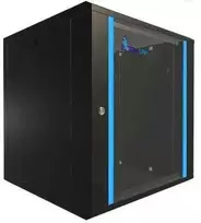 Extralink Lite 12U 530x400 Juoda | Rack spintelė | Tvirtinama prie sienos, su lentyna