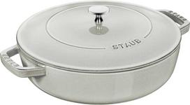 STAUB Ketaus troškinimo keptuvė su dangčiu 28 cm, triufelis