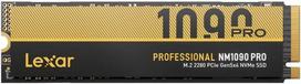 SSD LEXAR NM1090 Pro 1TB M.2 NVMe 3D TLC Rašymo greitis 10000MBytes/sec Skaitymo greitis 14000MBytes/sec 3.8mm TBW 700 TB MTBF 1500000 hours LNM109P001T-RNNNG