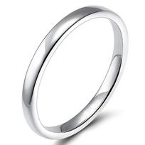 Ultra-Light Minimalist Pure Titanium Halo Ring Size 10.5 balta