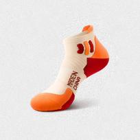 Women's Odor-Resistant Marathon Socks - Cotton, Cushioned, Lightweight, Badminton Specific One Size chaki