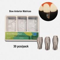 Danties matricos juostelės Priekinės matricos juostelė Metalinės matricos Sektoriinės kontūruotos matricos sistema Skaidrus lankelis Priekinės matricos 30 pcs mixed gray
