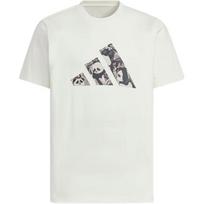 Adidas Camo Sport Style Series Brand Logo Panda Short Sleeve T-Shirt Men Tops White KC3372 A/XL gray