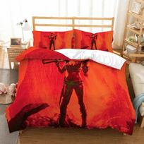 Call Of Duty Ww Ii Bedding Set Black Ops Duvet Cover Set Modern Warframe Comforter Cover Set Us King Queen Size For Adults Linen EU Twin(135x200cm) gryna