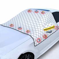 Automobilio priekinio stiklo uždangalas nuo ledo ir sniego Ledo apsaugos plėvelės Priekinio stiklo uždangalas Žiemos ledo, sniego, šerkšno, dulkių apsaugos uždangalas gray