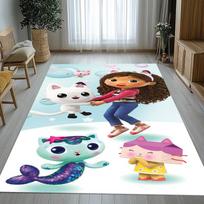 Mielas Gabby Lėlių Namelis Animacinis Mergaitės Svetainės Neslystantis Kilimas Minkštas Kilimas Miegamojo Vaikų Žaidimų Kambario Sofai, Namų Dekoras Durų Kilimėlis 80x120cm