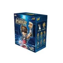 Saint Seiya Pegasus Aiolos Sagittarius Leo Scorpio Milo Gold Saint Action Figure Assembled Toys Birthday Gifts blue