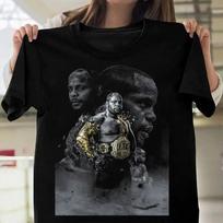 COMBATWEAR Daniel DC Cormier Black Tee, UFC Fighters T-Shirt, Graphic T-Shirt XL black
