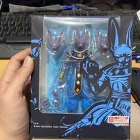 Anime Figure Shf Dragon Ball Z Beerus Super God Of Destruction Action Figures Pvc Collection Model Toy For Children Gift gray