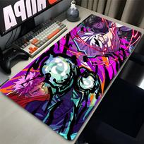 Japan Cool Anime Mouse Pad Laptop JJujutsu KKaisen Choso Yuji Mousepad XXL Gaming Keyboard Rug PC Gamer Cabinet Table Desk Mat 30x80x0.2cm purple