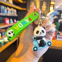 Panda Keychain Pendant - Creative Cultural Souvenir Gift from Chengdu with Bag Individual OPP Bag Packaging