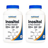 Nutricost Inositol Capsules 500mg 240 Capsules 2 Packs 2 pcs