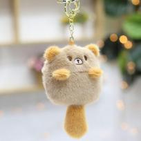 Cute Plush Toys Coin Wallet Rag Doll Toys Sprinkle Keychain Doll Wedding Wedding Doll 15cm white
