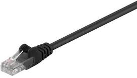 Wentronic Goobay CAT 5e tinklo kabelis, U/UTP, juodas, 20 m - CCA vario lydinys (68648)