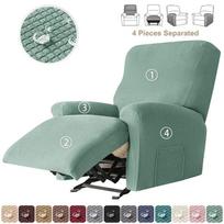 1/2/3 sėdimos sėdynės sofos užvalkalas svetainei Elastinis Polar Fleece atlošas kėdės užvalkalas, apsaugantis reguliuojamas fotelio dėklas 1 seater white