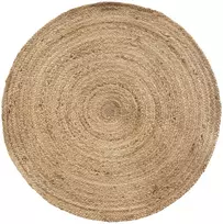 Apvalus kilimas Ø 80 cm, džiuto