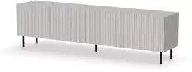 PAXOS RTV-2 TV spintelė 200 cm, spalva: kašmyras / juoda