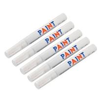 12pcs/set White Waterproof Rubber Permanent Paint Marker Supplies Pen Car Tyre Tread Environmental Tire Painting Writing Pens 12 Pcs white