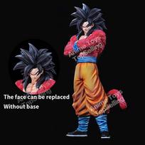 Anime Dragon Ball Figūrėlė Super Saiyan 4 Son Goku Statula PVC Kolekcinis Modelis Žaislai Dovanos brown