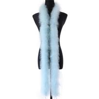 DIY Fluffy 22G Marabou Feathers Boa 2Meter for Jewelry Crafts Wedding Party Dress Decoration Stage Props Turkey Plume Shawl white