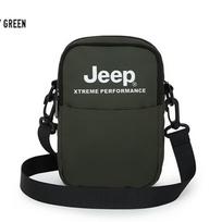 JEEP lengvas vandeniui atsparus rankinis krepšys per petį black