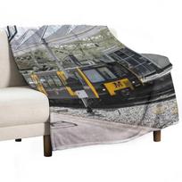 Tynemouth Metro Throw Blanket Hairys Decoratives Hairy Sofas Tourist Blankets For Bed Blankets 75cm*90cm black