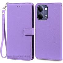 Y05 Y11D Case For Vivo Y05 Case Vivo Y11D Book Cover Wallet Flip Leather Coque For Vivo Y11D Case Y05 Phone Bag Fundas Vivo Y05 (Vivo Y11D) purple