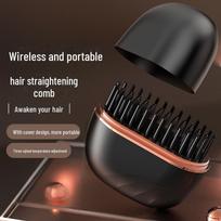 Belaidis dvigubo naudojimo plaukų tiesintuvas ir garbanojimo žnyplės su neigiamų jonų technologija švelniai plaukų priežiūrai Upgraded: Million Negative Ions Hair Care black