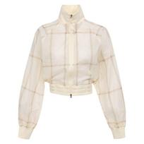 Adidas Jackets Women's Milk White Stand Collar Moderate Other KX4646 XL beige