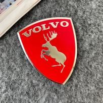 3D Metalinis Briedžio Skydas Kūrybiškas Automobilio Emblema Kėbulo Dekoratyviniai Lipdukai Volvo XC60 XC90 S60 S90 V60 XC40 V50 S80 Automobilio Aksesuarai HL9