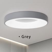 LED lubų šviestuvas Nordic Macaron Circular 110V-260V Pritemdomas Miegamasis Koridorius Darbo kambarys Balkonas Vaikų kambarys Namų šviesa Diameter -50cm pilka