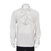 Men's Vampire Renaissance Ruffled Collar Shirt Medieval Steampunk Top Children's L balta