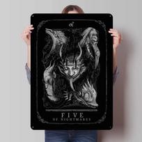 H-Hunt: Showdown Metalinis ženklas Žaidimų Plakatai Vintažinis Skardos Ženklas Sienų Meno Dekoras Žaidimų Kambario Dekoras Vyro Kambario Dekoras Vyrai 15.7x11.8In(40x30cm)