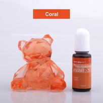 For Fun 24 Colors Transparent Epoxy Resin Pigment Filler Dye DIY UV Jewelry Making Crafts 10ML Oil Handmade Pigments Drop Gel orange