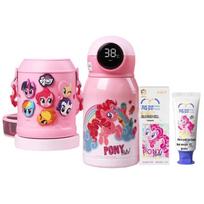 My Little Pony Children's Olafluor Toothpaste & Smart Insulated Bottle Set pink