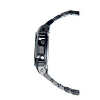 CASIO Customized watch modified series carved square Quartz Steel Strap same style for men and women black dial DiaoHuaFangKuai(HeiSe) juoda