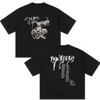 The Weeknd After Hours Til Dawn Tour 2026 Merch T Shirt Unisex Hip Hop Gothic Tee Retro Western Vintage Graphic Oversized Tee S gray