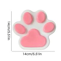 Large Cat Paw Squeeze Toy - Soft Sticky Silicone PVC Stress Relief Decompression Pinching Toy for Adults  Kids