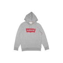 Levis Logo Print Drawstring Hoodie Unisex Hoodies Gray 19622-0008 M gray