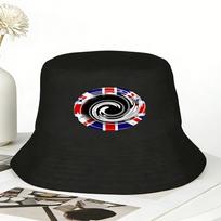 Oasi band Morning Glory Bucket Hat  Outdoor FisherUnisex Caps Portable Fishing Sunscreen Hats For Unisex Classic Custom Cap One Size gray