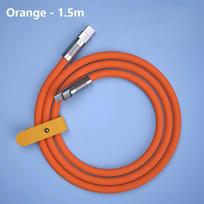 240W Fast Charging Cable 1M 1.5M 2M Type-C To C PD Type C Cable Liquid Silicone Versatile Compatibility Type-C Charger Cable gray