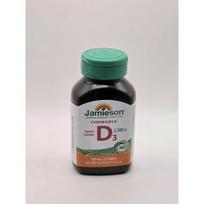 Jamieson Chewable Vitamin D3 2500IU Orange Flavor 1 pcs 52.5g