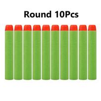 EVA Soft Bullet Round Suction Head Refill Darts Bullets for Gun Kids Toy Guns Accessories Bullets for Series Blasters Xmas red