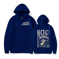 Arctic Monkeys Muzikos Albumas Retro Puloveris su Gobtuvu L tamsiai mėlyna spalva