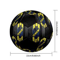 AIK Fotboll Spalvotas futbolo kamuolys Visiems amžiams Mašininio siuvimo PVC Paruoštas varžyboms Patvarus Aukšto atšokimo.DYDIS5